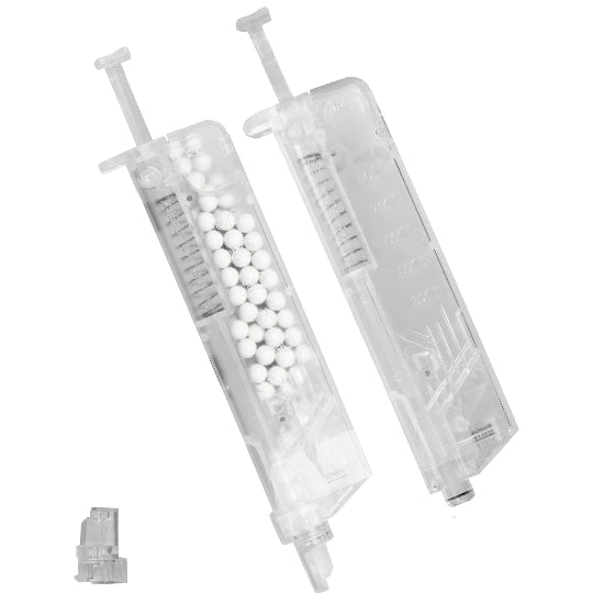 HK Army Hostile AWS Airsoft BB Speedloader (2Pack) Clear