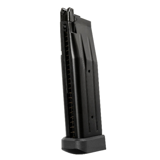 HK Army Hostile AWS TM Hi-Capa Green Gas 28 Round Magazine Black