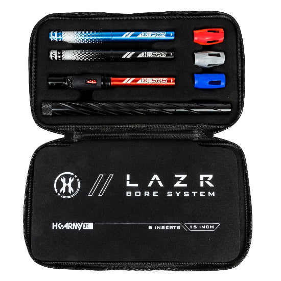 HK Army LAZR Elite Orbit Autococker Threaded 15" Barrel Kit w/Colored Inserts - Black Dust