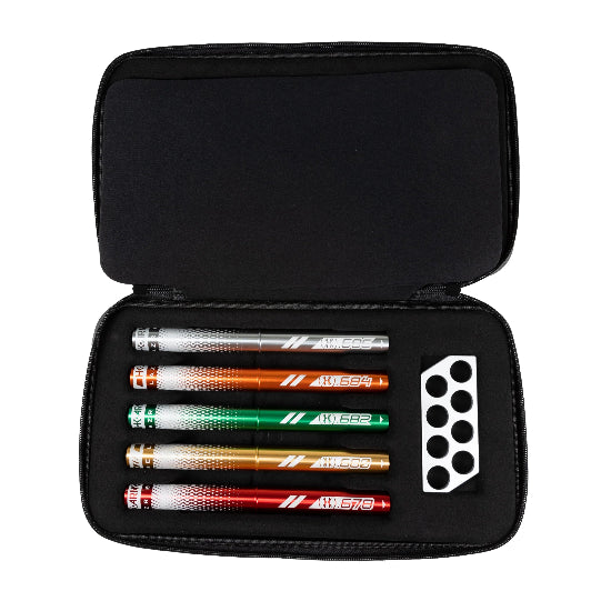 HK Army LAZR Elite Orbit Autococker Threaded 15" Barrel Kit w/Colored Inserts - Black Dust