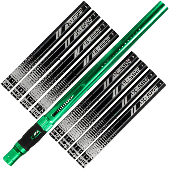 HK Army LAZR Autococker Threaded 15" Barrel Kit w/Black Inserts Green