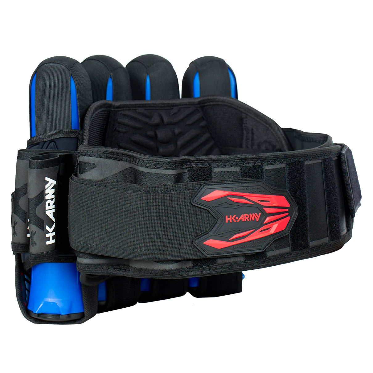 HK Army Magtek Paintball Pod Harness - Black/Red 4+3+4
