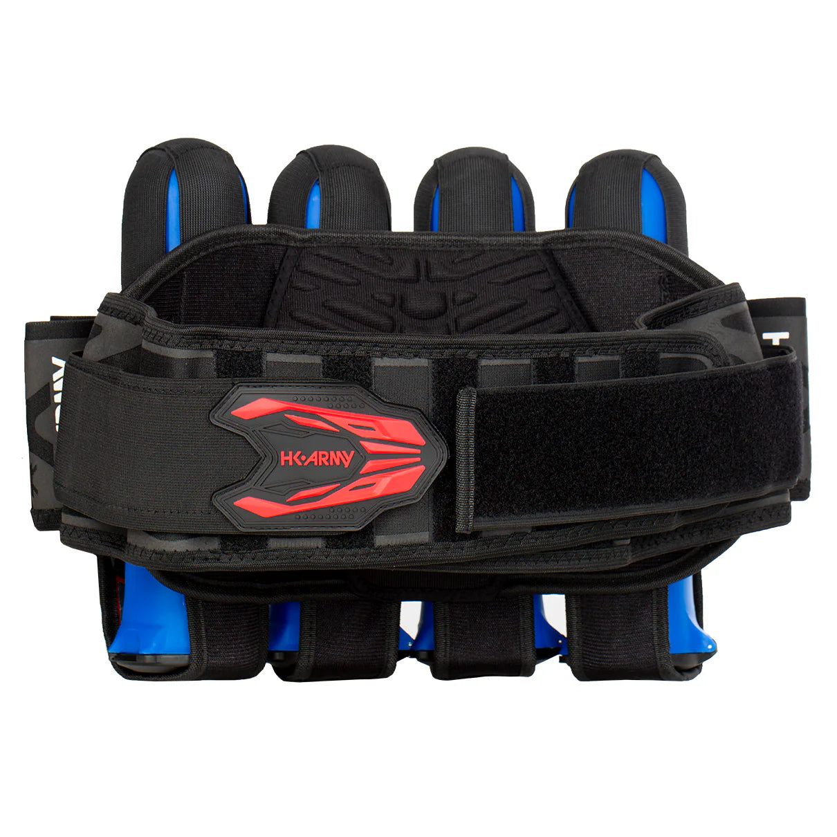 HK Army Magtek Paintball Pod Harness - Black/Red 4+3+4