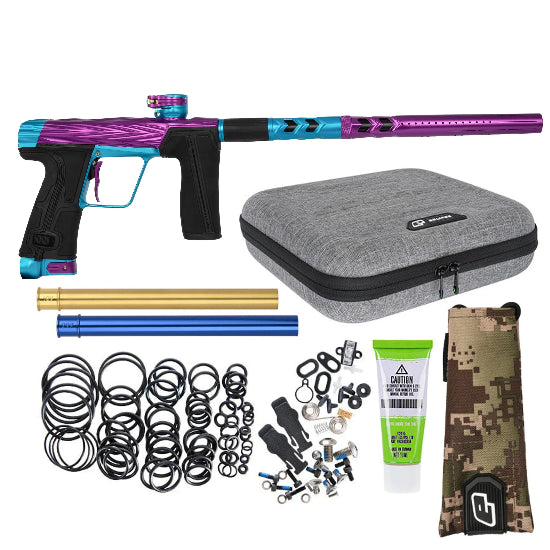 HK Army Planet Eclipse CS3 Pro Shredder Paintball Gun Amped (Purple/Turquoise)