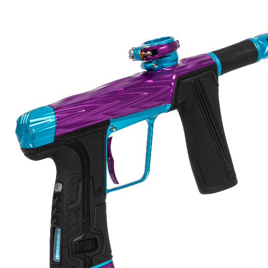 HK Army Planet Eclipse CS3 Pro Shredder Paintball Gun Amped (Purple/Turquoise)