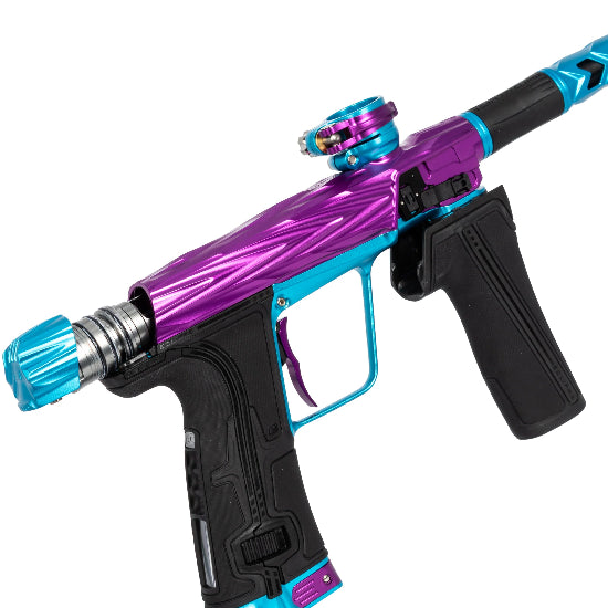 HK Army Planet Eclipse CS3 Pro Shredder Paintball Gun Amped (Purple/Turquoise)
