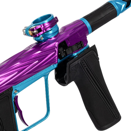 HK Army Planet Eclipse CS3 Pro Shredder Paintball Gun Amped (Purple/Turquoise)