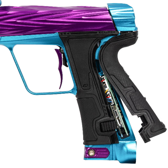 HK Army Planet Eclipse CS3 Pro Shredder Paintball Gun Amped (Purple/Turquoise)