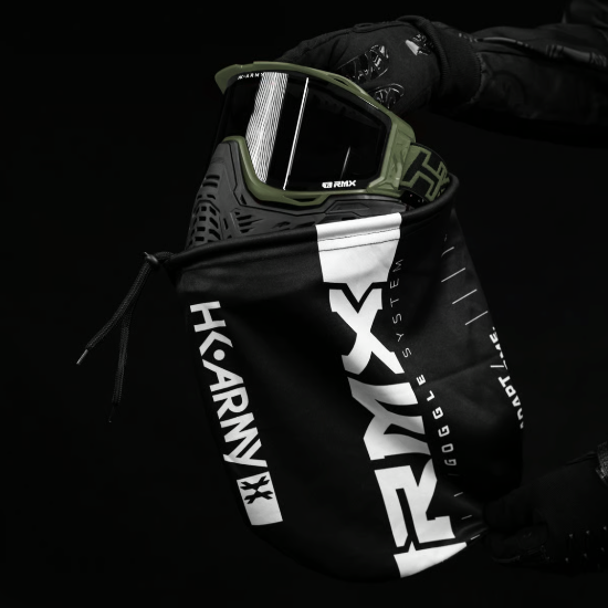 HK Army RMX Paintball Goggle Mask Olive Goggle Bag