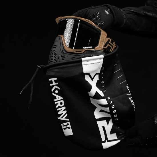 HK Army RMX Paintball Goggle Mask Tan Goggle Bag