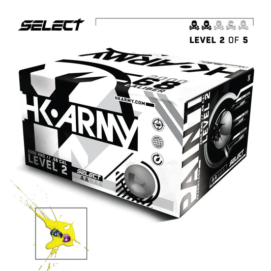 HK Army Select Level 2 .68 Caliber Paintballs 2000 Rounds