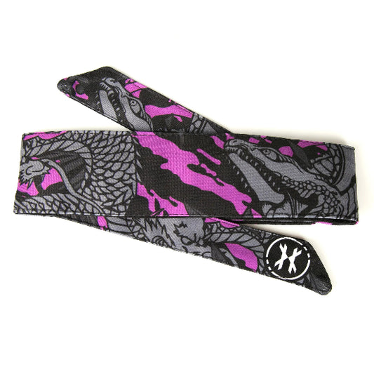 HK Army Tie Headband - Ryu Purple