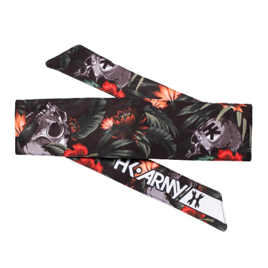 HK Army Tie Headband - Tropical Skull