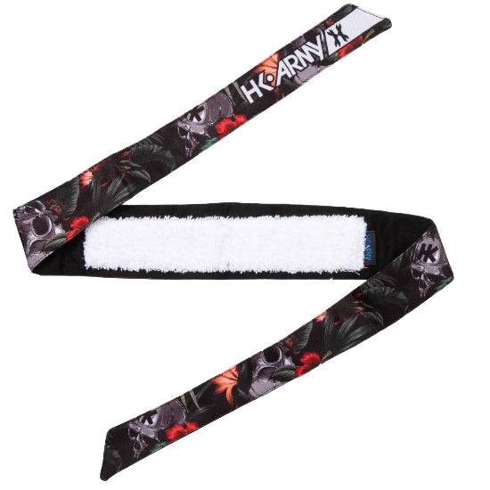 HK Army Tie Headband - Tropical Skull