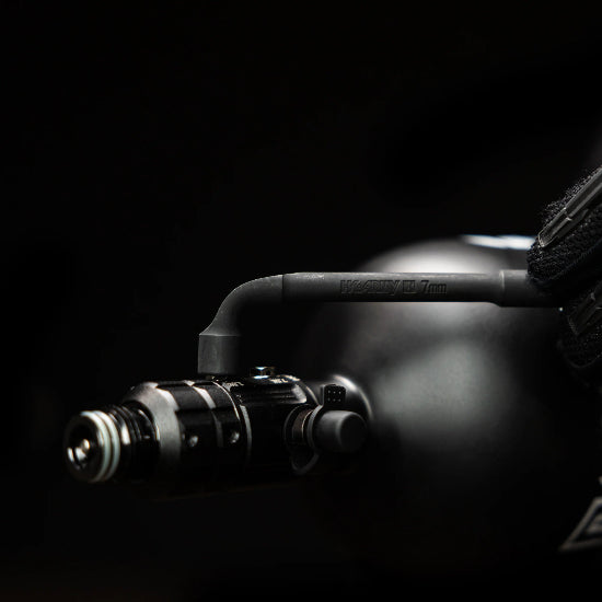 HK Army Turbine Pro Tank Regulator (Long) - Black