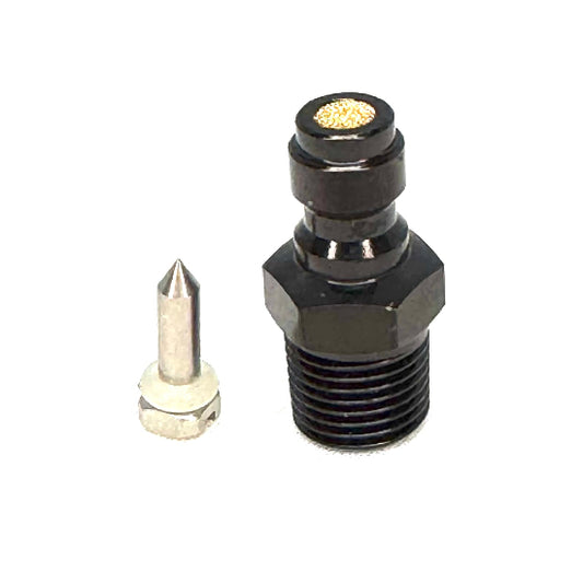 HK Army Universal Compressed Air Tank Regulator Fill Nipple Assembly w/Filter - Black
