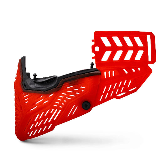 HK Army RMX JT Spectra Proflex Goggle Lower Face Mask Kit - Red Transparent