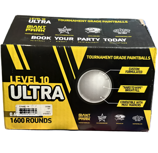 HSP/SC Village Level 10 Ultra .68 Caliber Paintballs 1600 Rounds