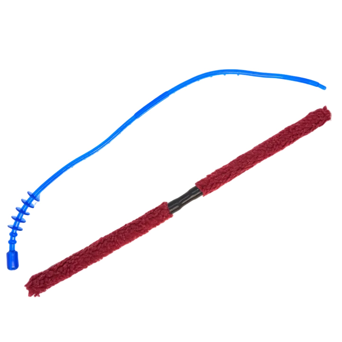 Paintball Barrel Cleaning Kit (Folding Barrel Swab & Pull Thru Squeegee) .68 Cal