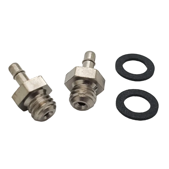 Inception Designs 10-32 Barb Set with Carbon Washers