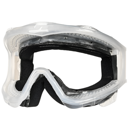 JT ProFlex Spectra Goggle Lens Frame with Face Foam - Ice Series Clear