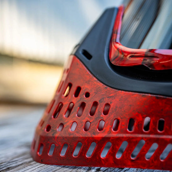 JT Spectra ProFlex Thermal Goggle w/Clear Thermal Lens - LE Marble Red/Black (Home Edition)