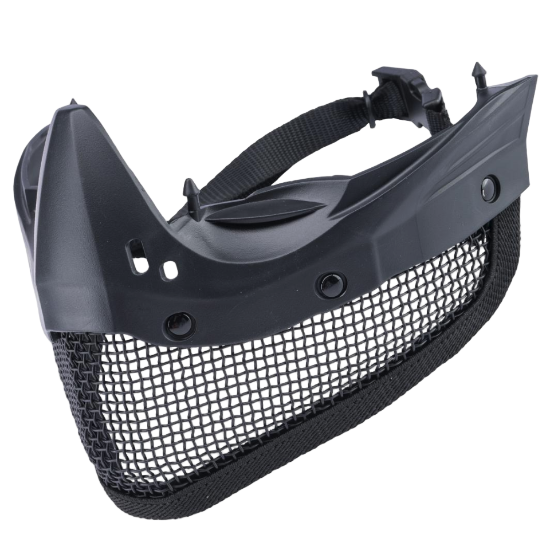 Tippmann Tactical / JT Spectra Goggle Airsoft Mesh Bottom Skirt - Black (GG05-21)