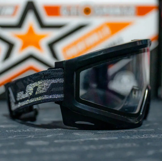 JT Spectra Proflex QLS Goggle Frame - Black with Clear Thermal Lens and Strap