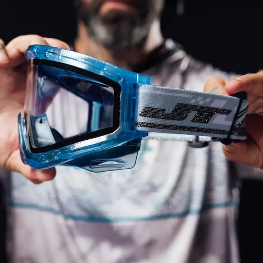 JT Spectra Proflex QLS Goggle Frame - Ice Aquamarine with Clear Thermal Lens and Strap