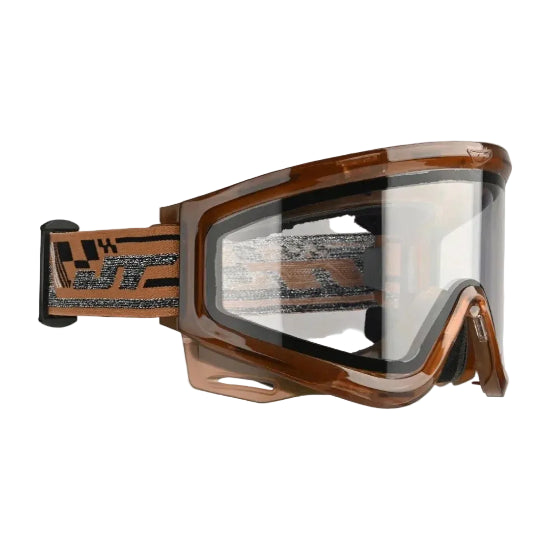 JT Spectra Proflex QLS Goggle Frame - Ice Brown with Clear Thermal Lens and Strap