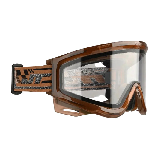 JT Spectra Proflex QLS Goggle Frame - Ice Brown with Clear Thermal Lens and Strap
