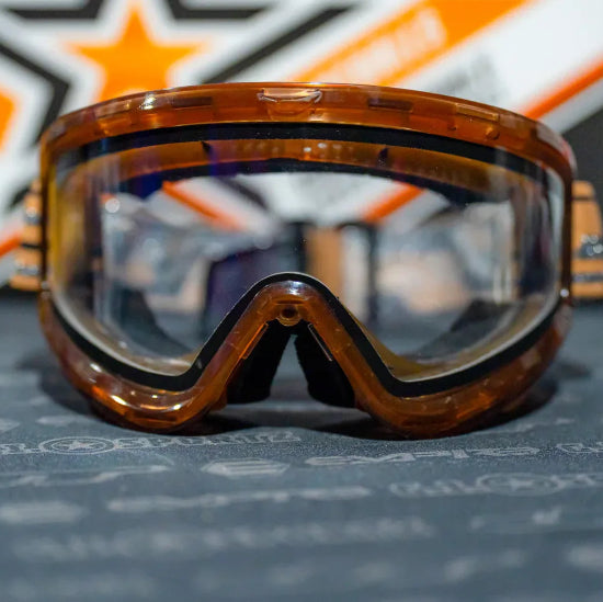JT Spectra Proflex QLS Goggle Frame - Ice Brown with Clear Thermal Lens and Strap