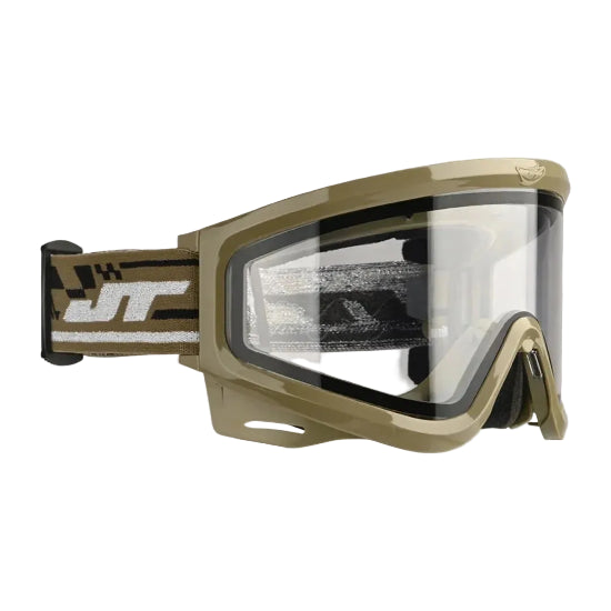 JT Spectra Proflex QLS Goggle Frame - Olive Drab with Clear Thermal Lens and Strap