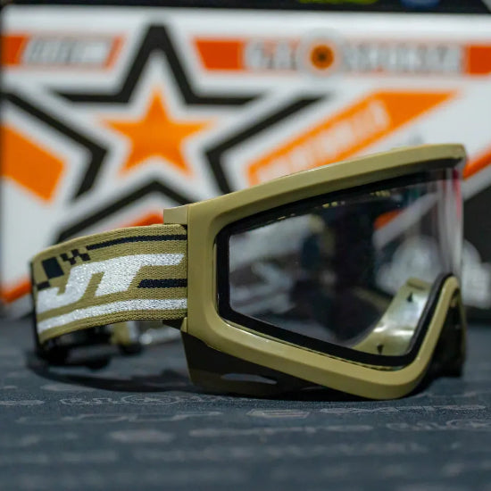 JT Spectra Proflex QLS Goggle Frame - Olive Drab with Clear Thermal Lens and Strap