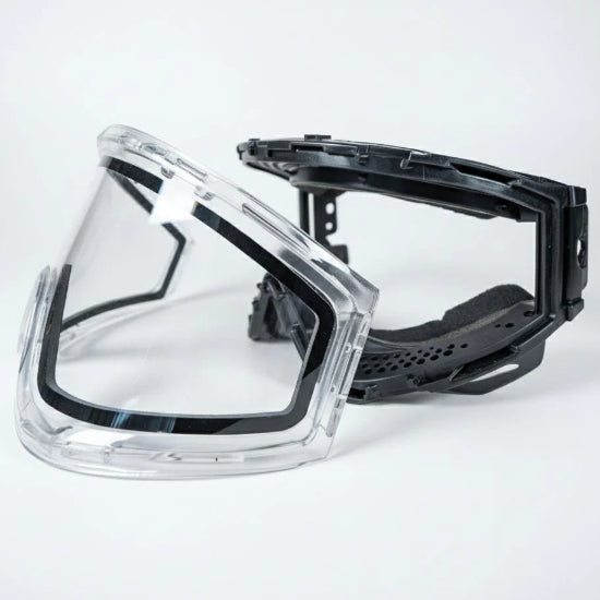 JT Spectra Proflex QLS Goggle Frame - Ice Clear with Clear Thermal Lens and Strap