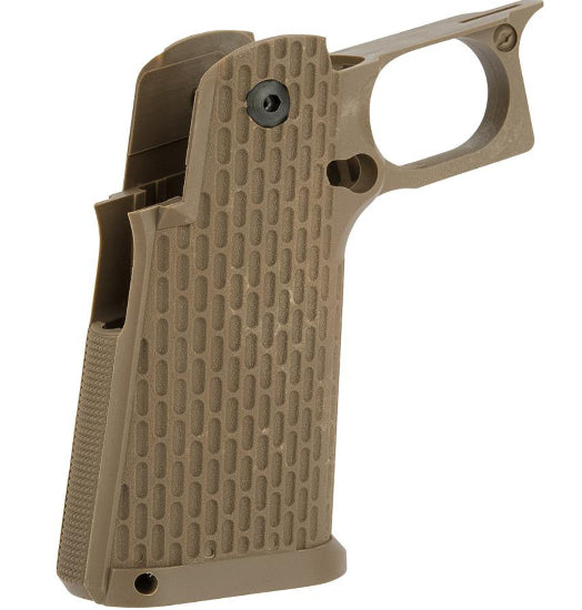 KJW Polymer Pistol Grip with Integrated Trigger Guard for TM Hi-Capa 4.3/5.1 - Desert (GG10-12)