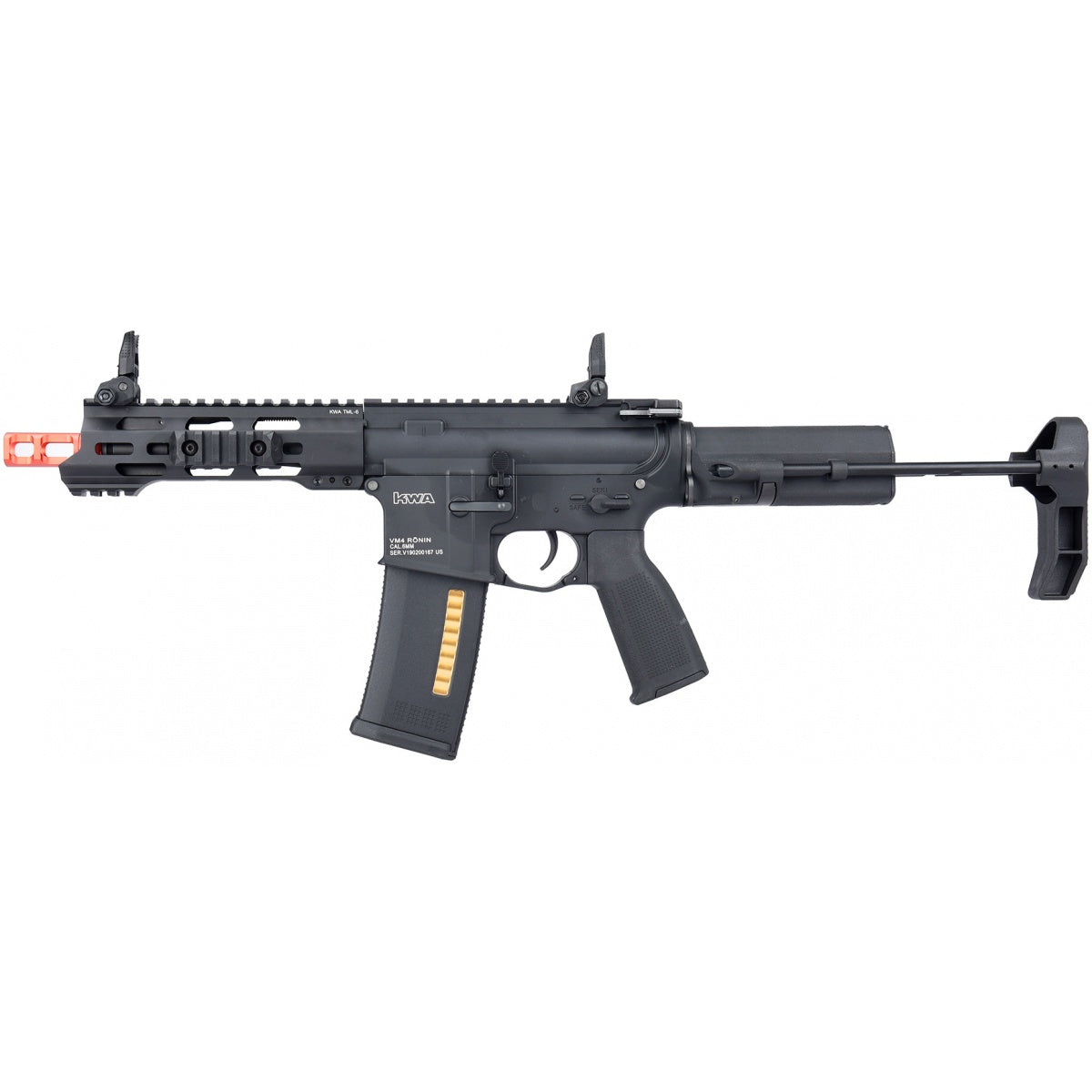 KWA 2.5 VM4 Ronin T6 PDW AEG Airsoft Rifle - Black