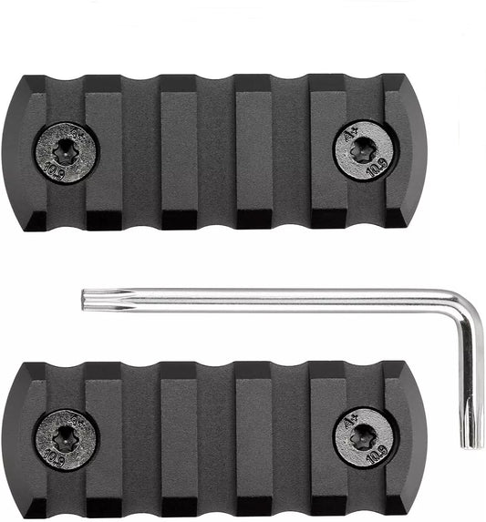 KWA 5 Segment Rail (M-LOK) Picatinny 2 Pack - Black (GG05-06)