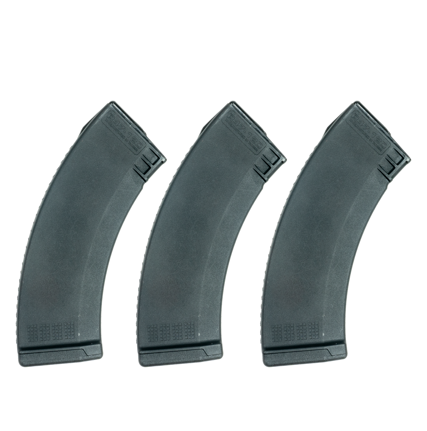 KWA Airsoft AEG Ronin 47 Mid-Cap 120 Round Magazine (3 Pack) - Black (GG06-03)