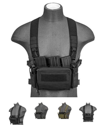 Lancer Tactical Airsoft AEG / Hi-Capa Minimalist Tactical Chest Rig