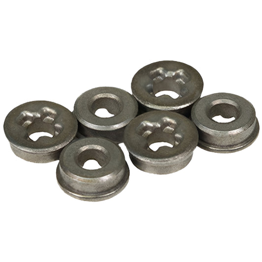 Lancer Tactical/SHS AEG Gearbox 8mm Oilless Bushing with Cross Slot (6 Pack) (GG10-10)