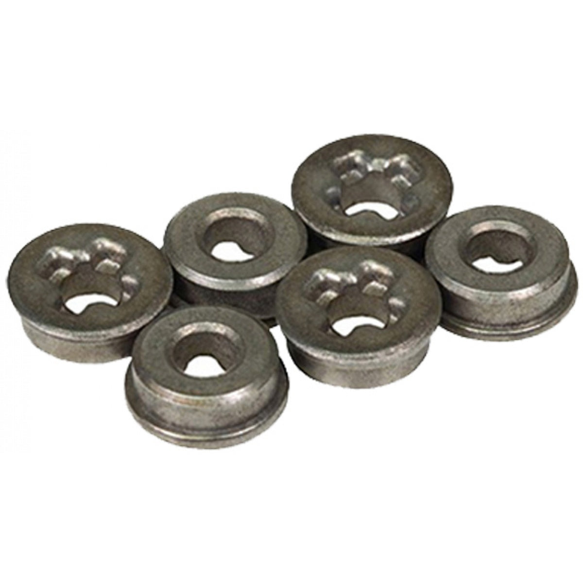 Lancer Tactical (SHS) AEG 8mm Oilless Bushing with Cross Slot (6 Pack) (GG10-10)