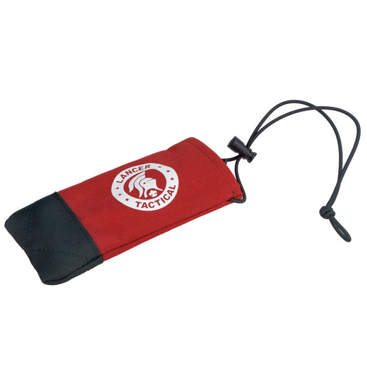 Lancer Tactical Airsoft Barrel Cover with Bungee Cord - Red