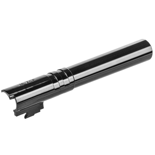 Lancer Tactical Hi-Capa 5.1 Gas Blowback Airsoft Pistol Threaded Outer Barrel (.45 ACP Marking) - Stainless Black (GG08-05)