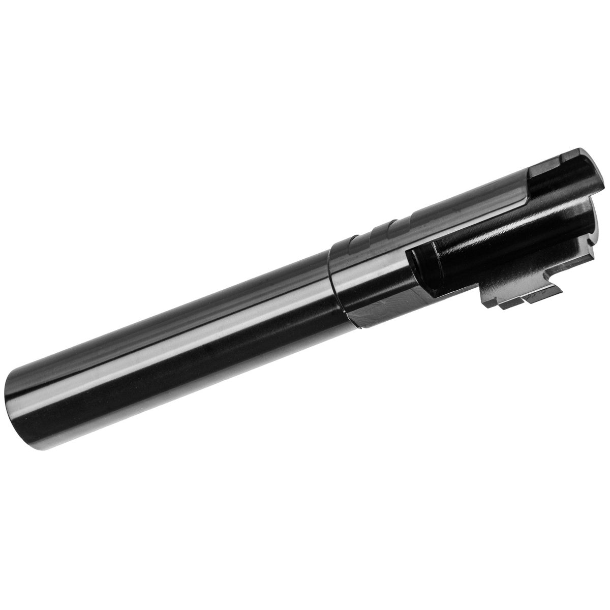 Lancer Tactical Hi-Capa 5.1 Gas Blowback Airsoft Pistol Threaded Outer Barrel (.45 ACP Marking) - Stainless Black (GG08-05)