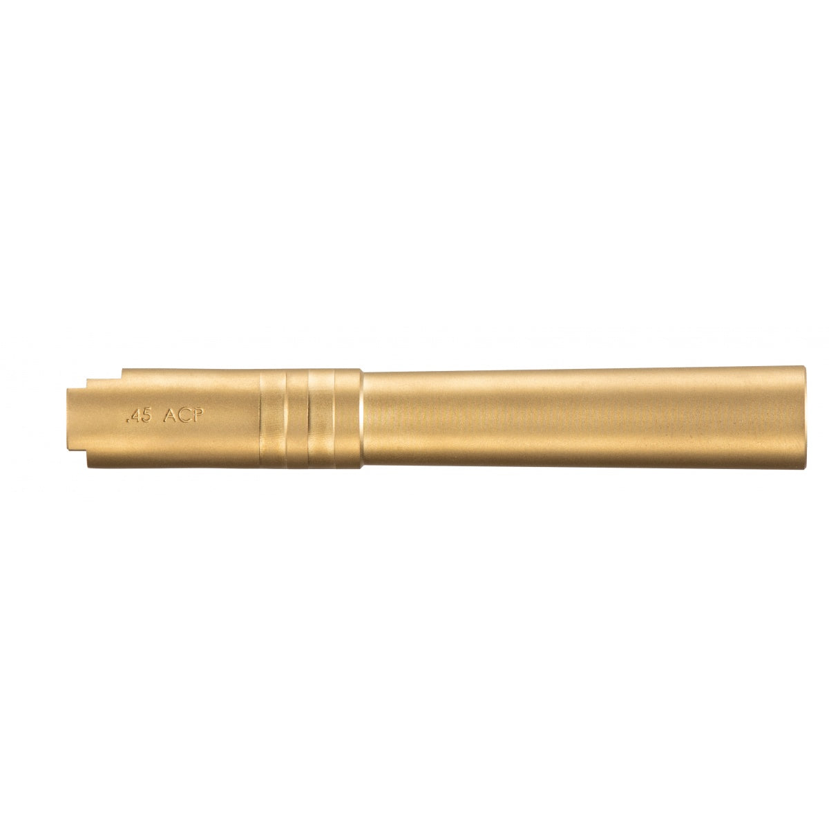 Lancer Tactical Hi-Capa 5.1 Gas Blowback Airsoft Pistol Threaded Outer Barrel (45 ACP Marking) - Gold (GG08-05)