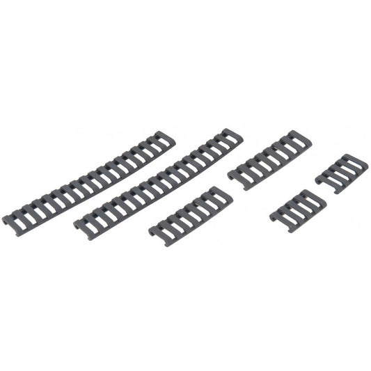 Lancer Tactical Airsoft Ladder Rail Panel 20mm (Set of 6) - Foliage (GG08-09)