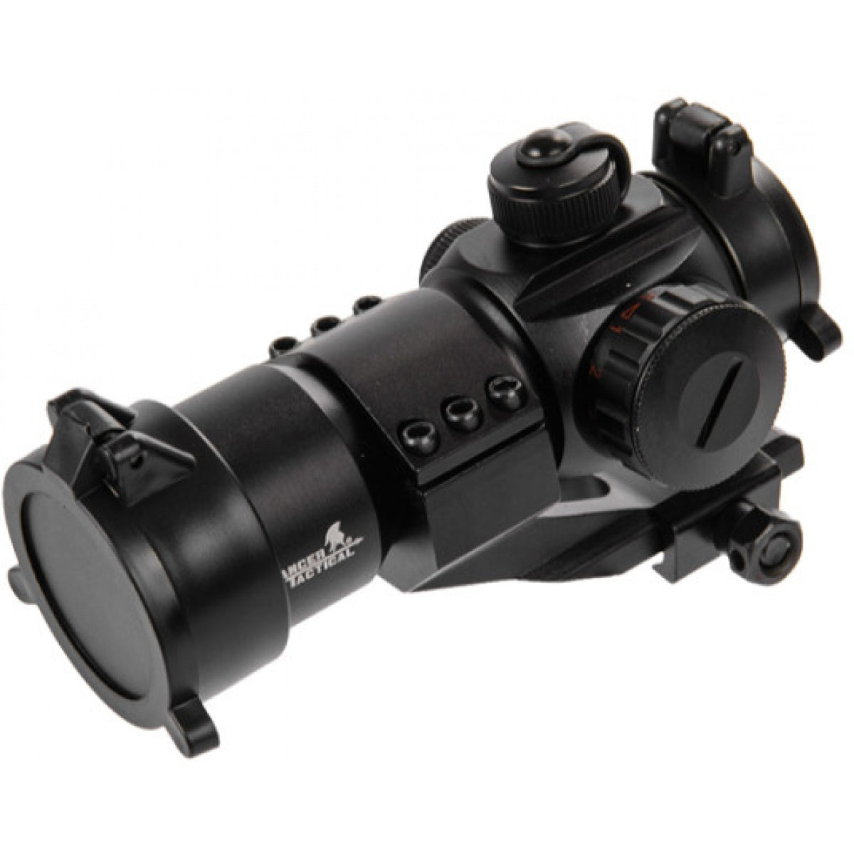 Lancer Tactical Red/Green Dot Sight with Rail Mount - Black