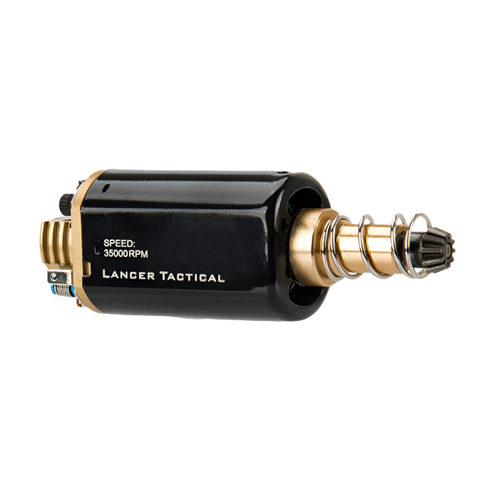 Lancer Tactical AEG V2 Long-Type Super High Torque Motor (35,000 RPM) - Black/Gold (GG10-08)
