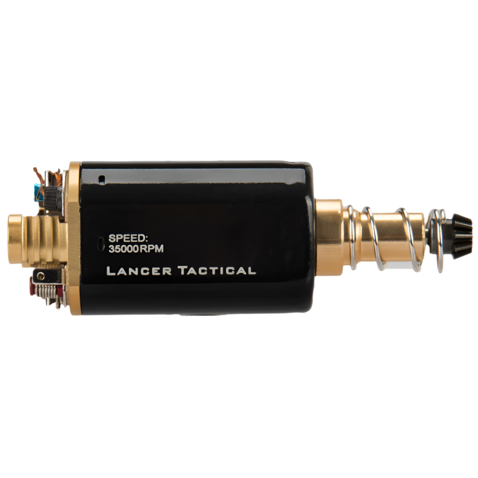Lancer Tactical AEG V2 Long-Type Super High Torque Motor (35,000 RPM) - Black/Gold (GG10-08)